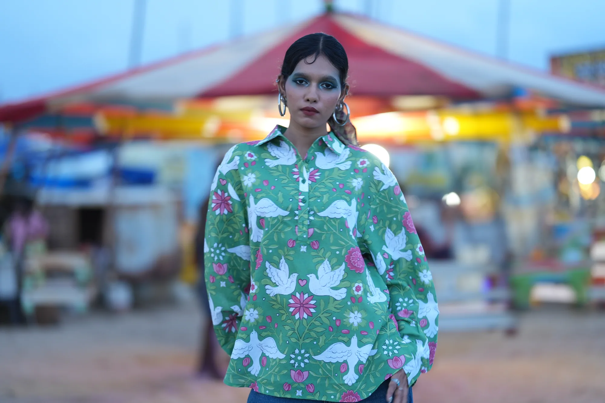 Green Botanical Shirt