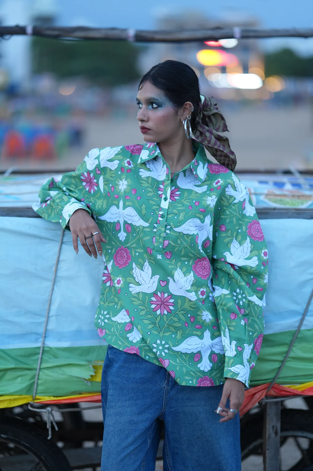 Green Botanical Shirt