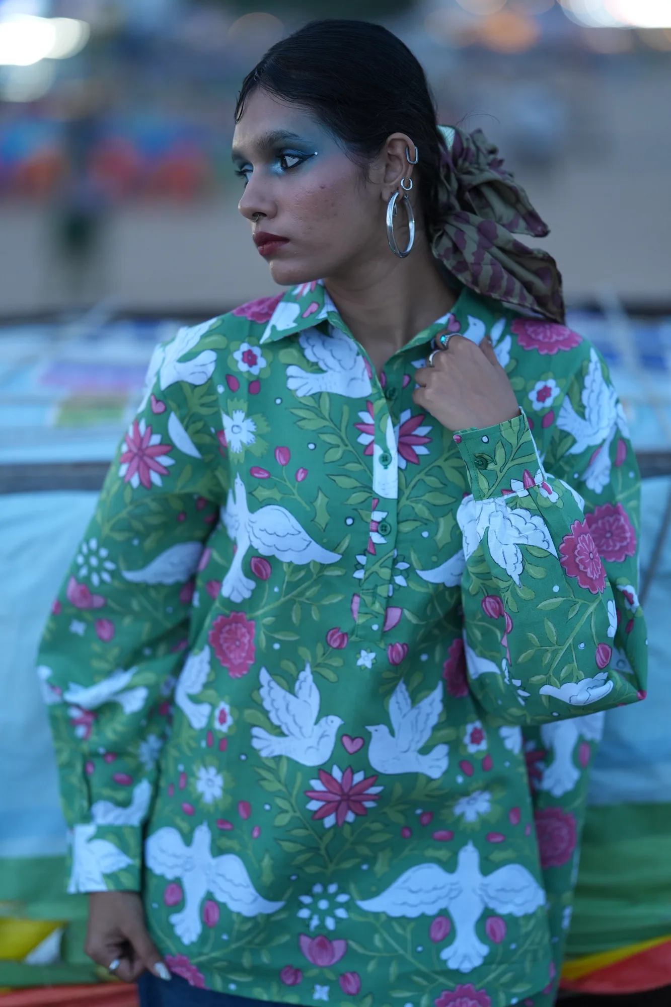 Green Botanical Shirt