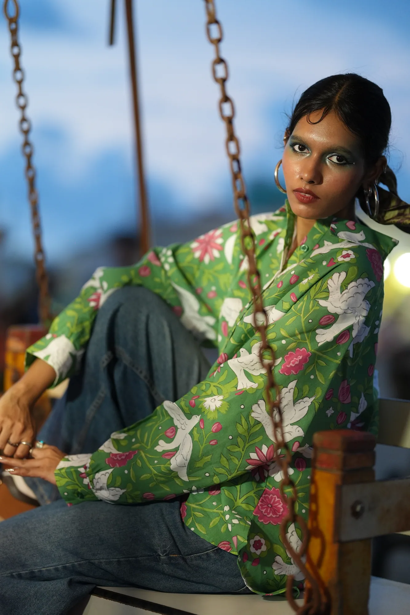 Green Botanical Shirt